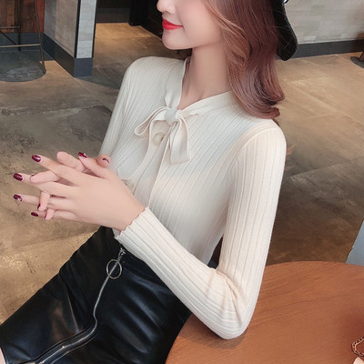 Bluza de dama eleganta cu panglica in mai multe culori