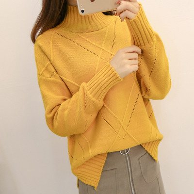 Дамски стилен пуловер в четири цвята
