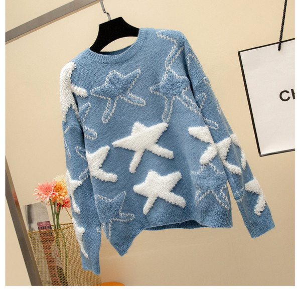 Női alkalmi pulóver több színben