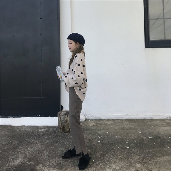 Pulover de dama modern in doua culori