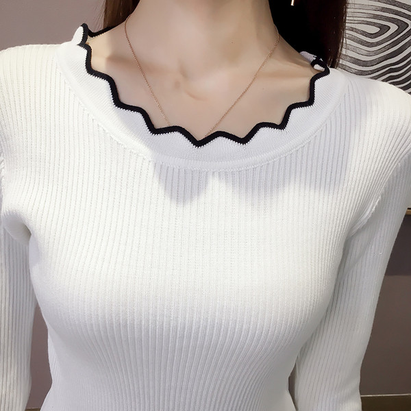 Modern női blúz lótusz ujjal, két színben