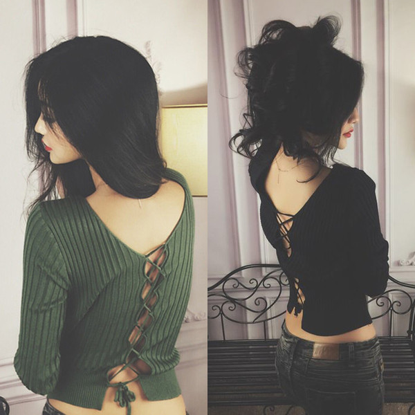 Aktuális női blúz megkötős három színben