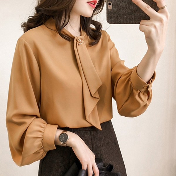 Елегантна дамска риза в три цвята