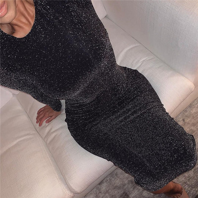 Slim Ladies Dress - σε λαμπερό σχέδιο