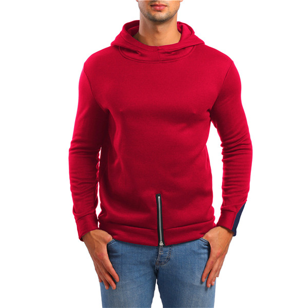 Мъжки ежедневен суичър с цип в няколко цвята