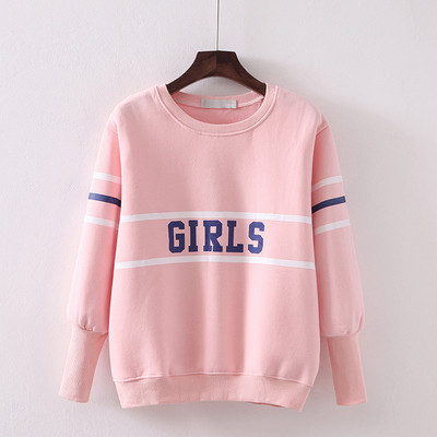 Sportos-alkalmi női blúz színes rózsaszín felirattal