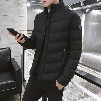 Мъжко яке за зимата в черен, зелен и розов цвят