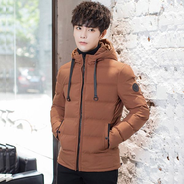 Ново мъжко яке за зимта с качулкав три цвята