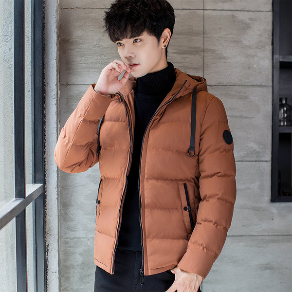 Ново мъжко яке за зимта с качулкав три цвята