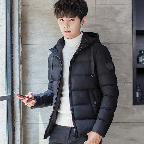 Ново мъжко яке за зимта с качулкав три цвята