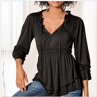 Bluza de dama croiala model cu cravate in mai multe culori