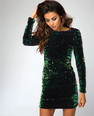 ХИТ Актуална дамска рокля с лъскав ефект