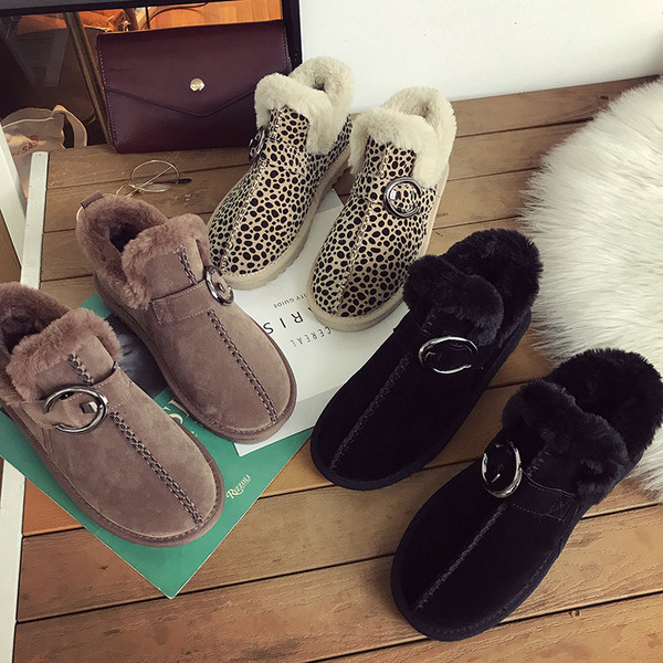 Топли дамски боти за зимата в три цвята