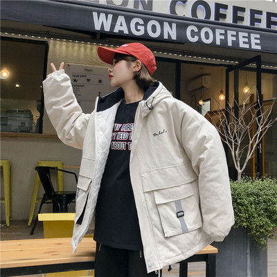 Зимно дамско яке широк модел в няколко цвята