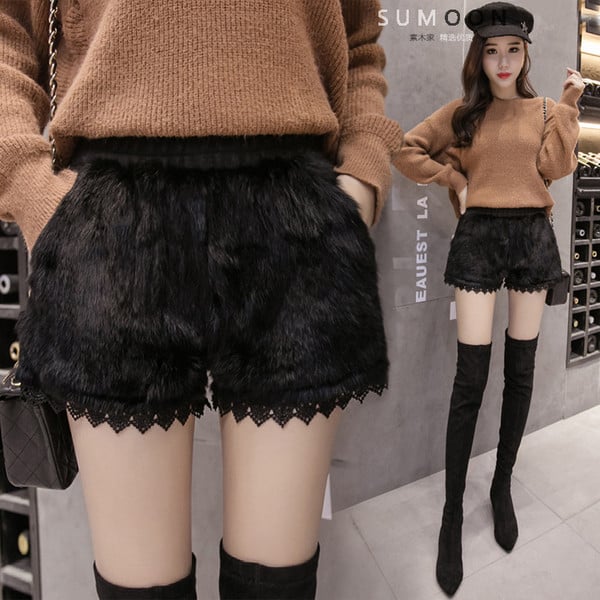 Дамски къс панталон за есента и зимата в няколко модела