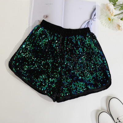 Дамски къс панталон с пайети в четири цвята