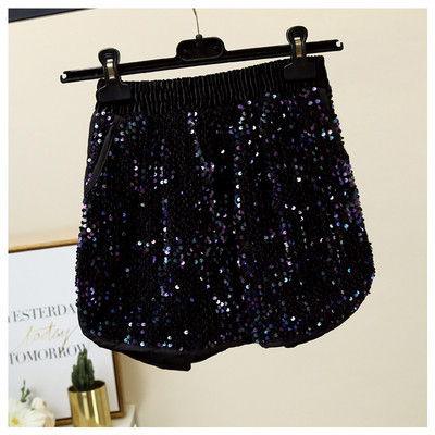 Дамски къс панталон с пайети в четири цвята