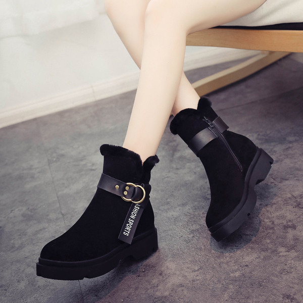 Νέες casual γυναικείες μπότες σε καφέ και μαύρο χρώμα