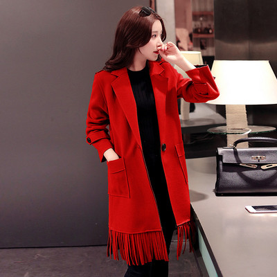 Нов модел дамско палто с ресни в няколко цвята