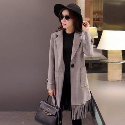 Нов модел дамско палто с ресни в няколко цвята