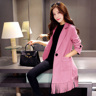 Нов модел дамско палто с ресни в няколко цвята