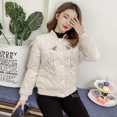 Μοντέρνο γυναικείο μπουφάν  με κολάρο σε σχήμα Ο σε δύο μοντέλα