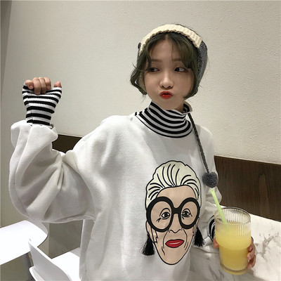 Modern női blúz pólógallérral és színes rátéttel, három színben