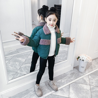 Детско ежедневно яке за момичета къс модел в три цвята