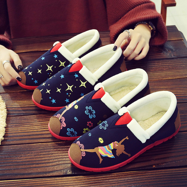 Топли ежедневни дамски обувки за есента и зимата