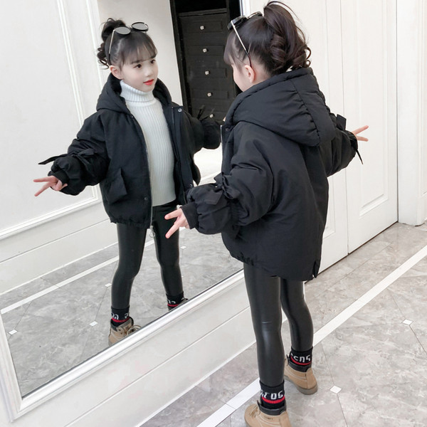 Зимно детско яке за момиета в три цвята