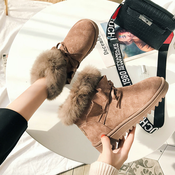 Modern női csizma két színben