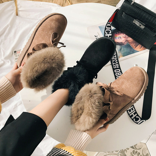 Modern női csizma két színben