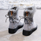 Női csizma szürke és fekete színben