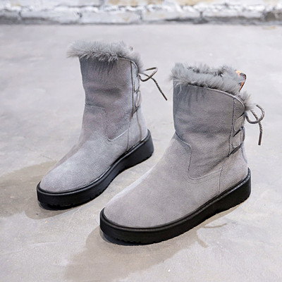 Női csizma szürke és fekete színben