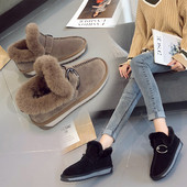 Modern női csizma két színben - barna és fekete