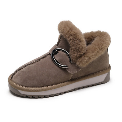 Modern női csizma két színben - barna és fekete