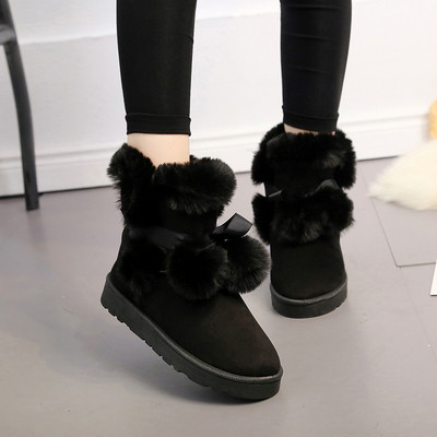 Stílusos női pehelycsizma három színben