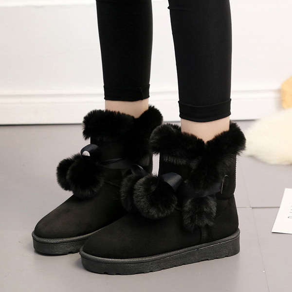 Stílusos női pehelycsizma három színben