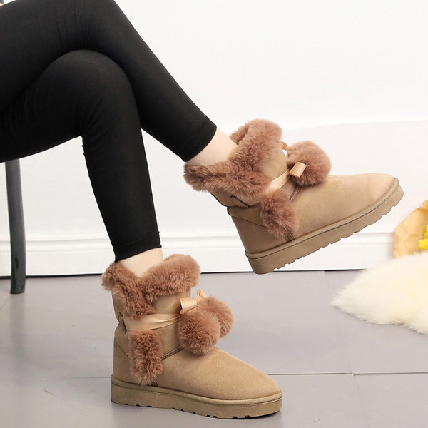 Stílusos női pehelycsizma három színben