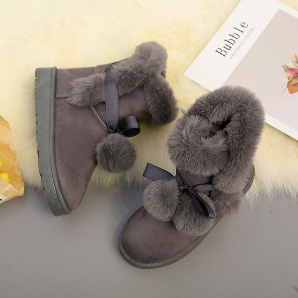 Stílusos női pehelycsizma három színben