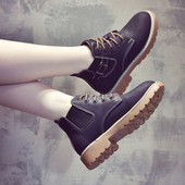 Vastag talpú női csizma három színben