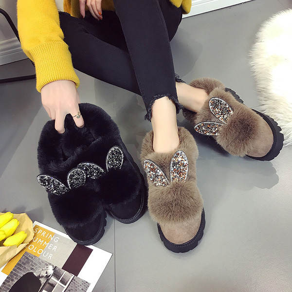 Női cipő két színben pehely és 3D elemmel