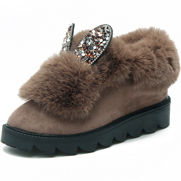 Női cipő két színben pehely és 3D elemmel