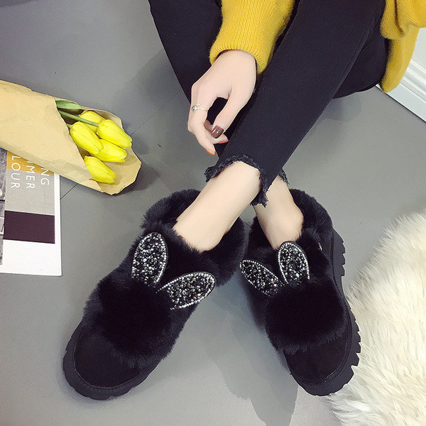 Női cipő két színben pehely és 3D elemmel