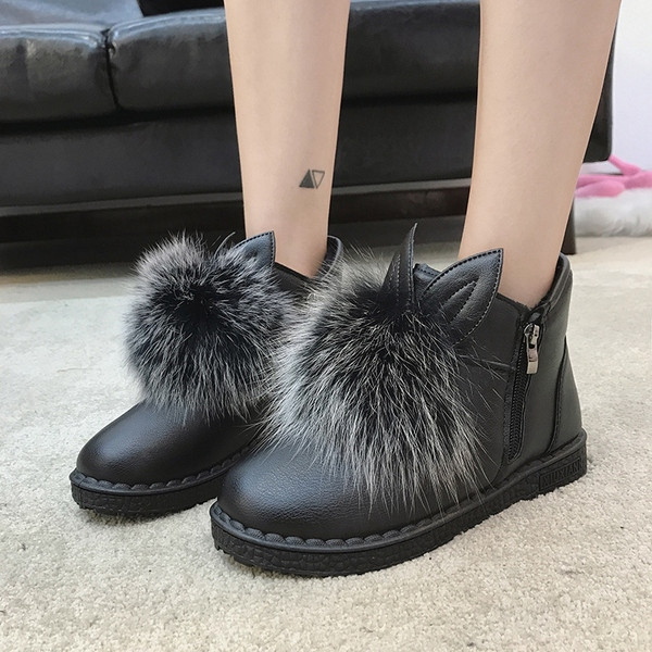 Modern női pehelycsizma három színben