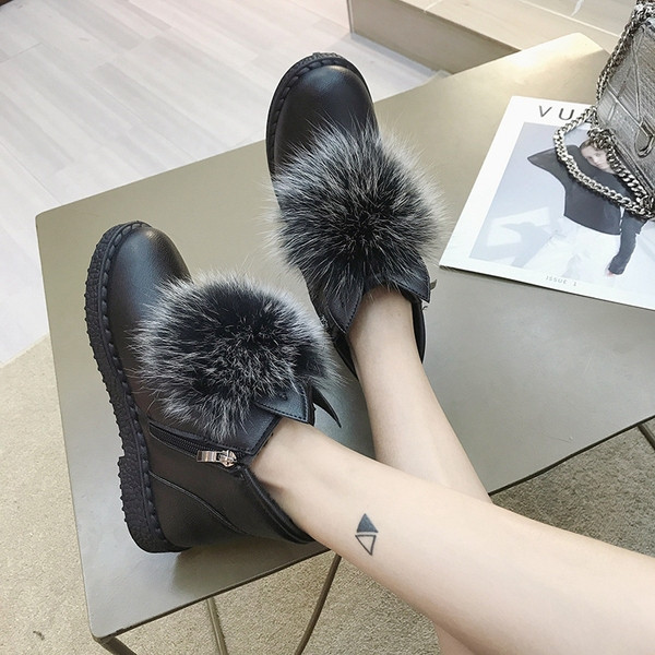 Modern női pehelycsizma három színben