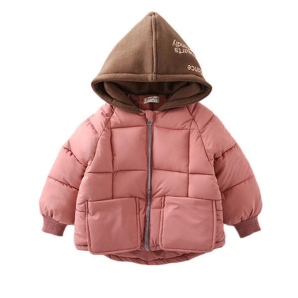 Őszi-téli gyerekkabát lányoknak rövid modell többféle színben