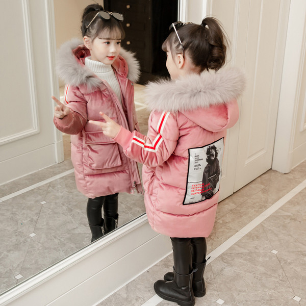 HIT Aktuális gyerekkabát lányoknak rózsaszín és piros színben