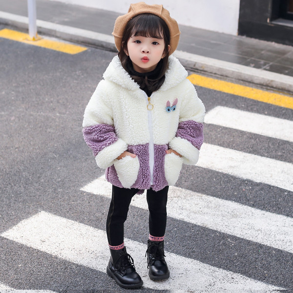 Őszi-téli gyerek pehelykabát 3D elemmel, három színben