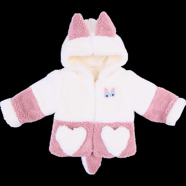 Őszi-téli gyerek pehelykabát 3D elemmel, három színben